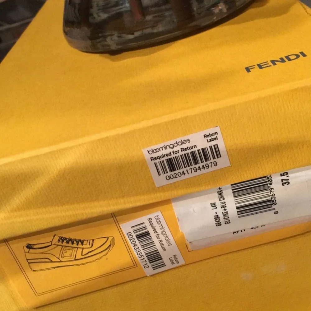 FENDI leather sneakers - Picture 7 of 9